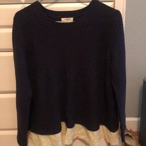Navy sweater